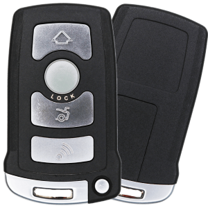 2002-2008 BMW 7 Series / 4-Button Smart Key / PN: 2911A-12133 / LX8766S / CAS1 / 315 MHz (AFTERMARKET)