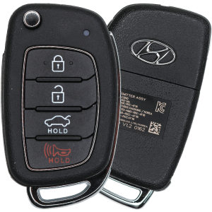 2015-2017 Hyundai Sonata / 4-Button Flip Key / PN: 95430-C1010 / TQ8-RKE-4F16 (AFTERMARKET)