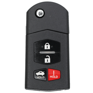 2004-2008 Mazda 6 / RX8 / 3-Button Flip Key / PN: GP7A-67-5RYB / KPU41788 (AFTERMARKET)