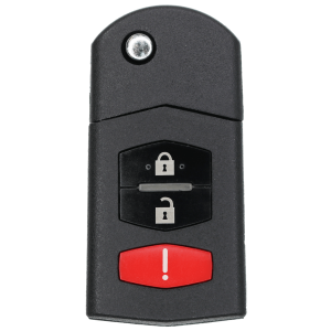 2006-2015 Mazda / 3-Button Flip Key / PN: CC43-67-5RYC / BGBX1T478SKE125-01 (AFTERMARKET)