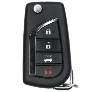 2012-2014 Toyota Camry / 4-Button Remote Flip Key / HYQ12BFB / (G Chip) (AFTERMARKET)