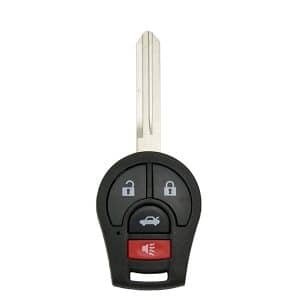 2002-2017 Nissan Infiniti / 4-Button Flip Key / NI04 / NEW STYLE / KBRASTU15 / (AFTERMARKET)