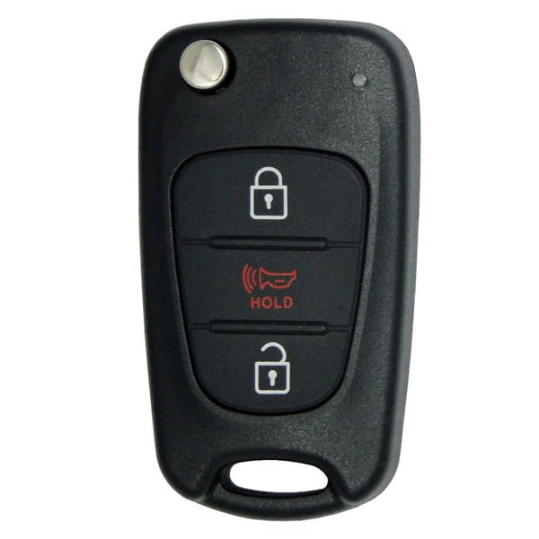 2010-2013 Kia Soul / 3-Button Flip Key / PN: 95430-2K340 / NY0SEKSAM11ATX (AM F/L) (AFTERMARKET)