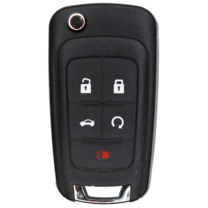 2010-2021 Chevrolet / 4-Button Flip Key / PN: 5921872 / OHT05918179 / HU100 / PEPS (AFTERMARKET)
